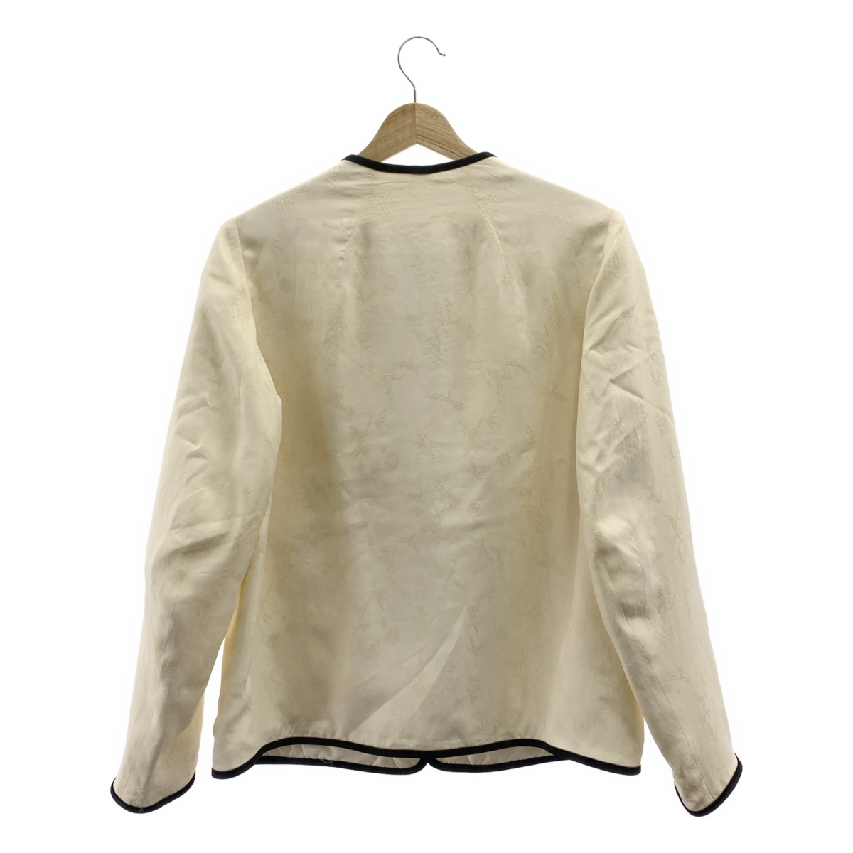 Mame Kurogouchi / マメクロゴウチ Crane Pattern Jacquared Jacket ジャガード チャイナジャケット