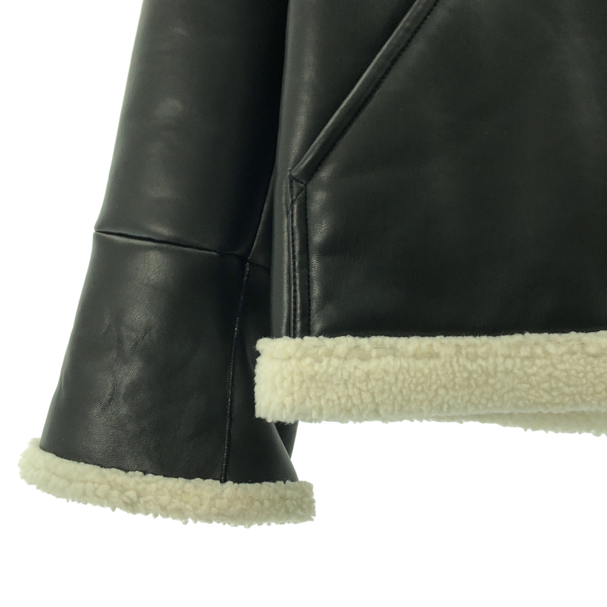 その他 エコレザー ムートン ジャケット