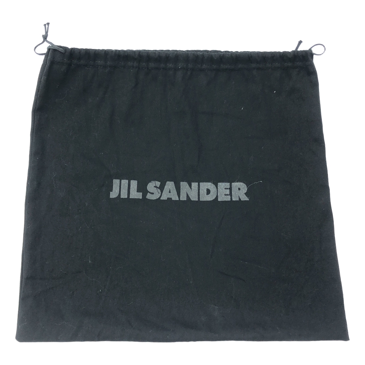 JIL SANDER / ジルサンダー ドローストリング レザー バケットバッグ バケツ型 巾着ポーチ シングルハンドル
