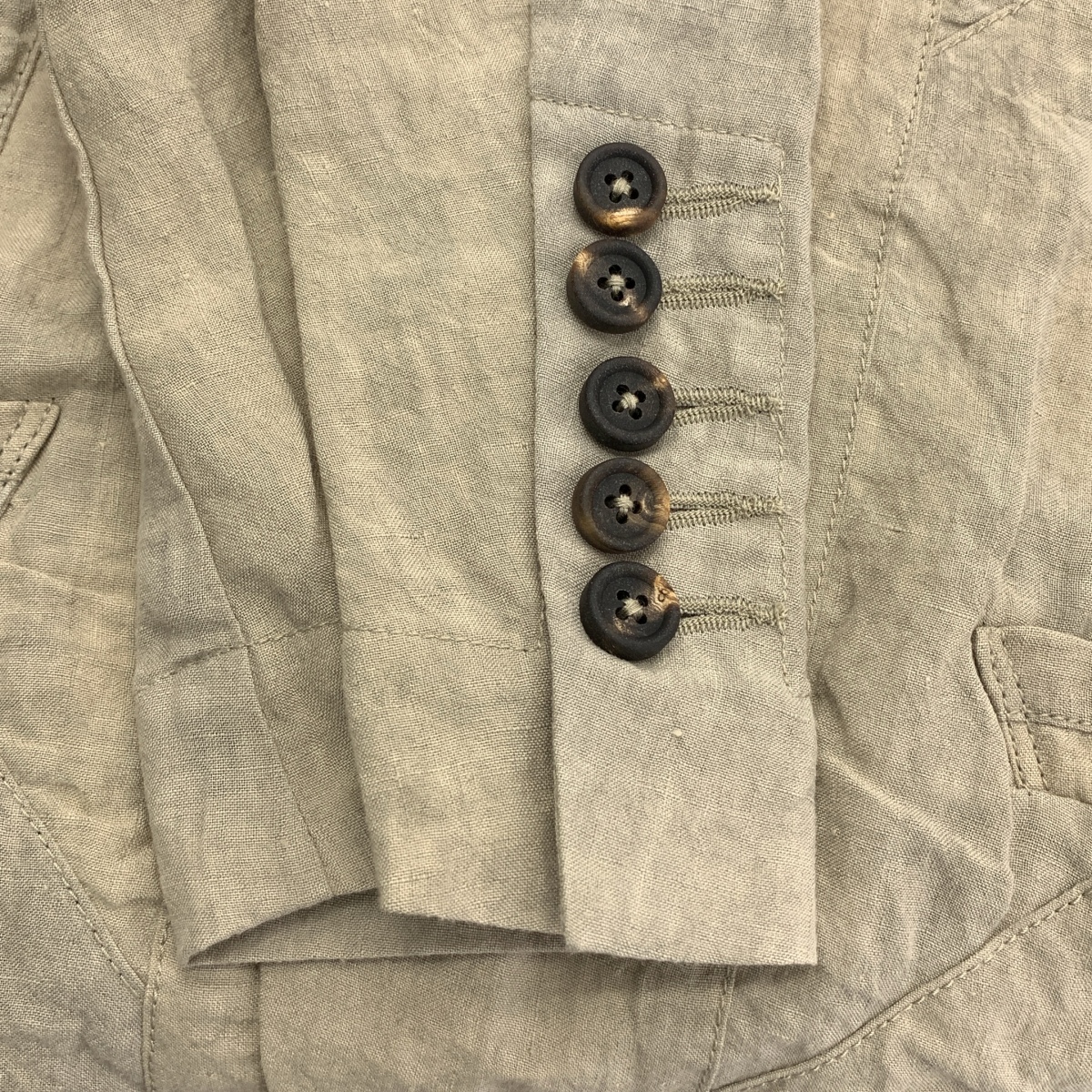 ziggy chen / ジギーチェン Hidden Patchwork 2 Button Jacket / シングルブレスト オーバー ジャケット