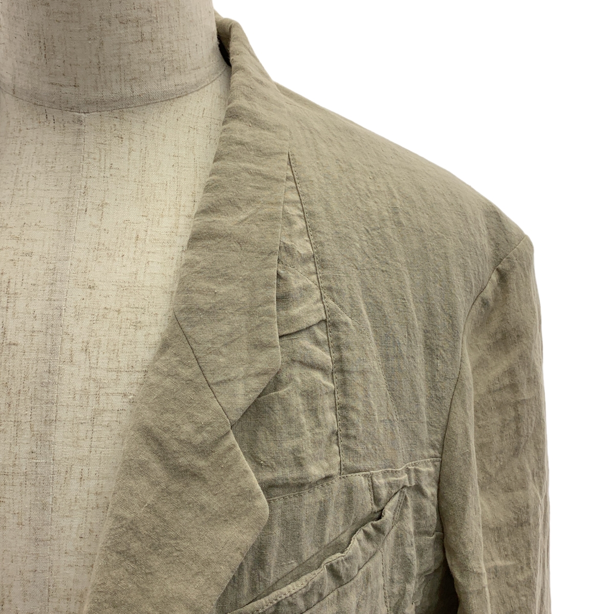 ziggy chen / ジギーチェン Hidden Patchwork 2 Button Jacket / シングルブレスト オーバー ジャケット