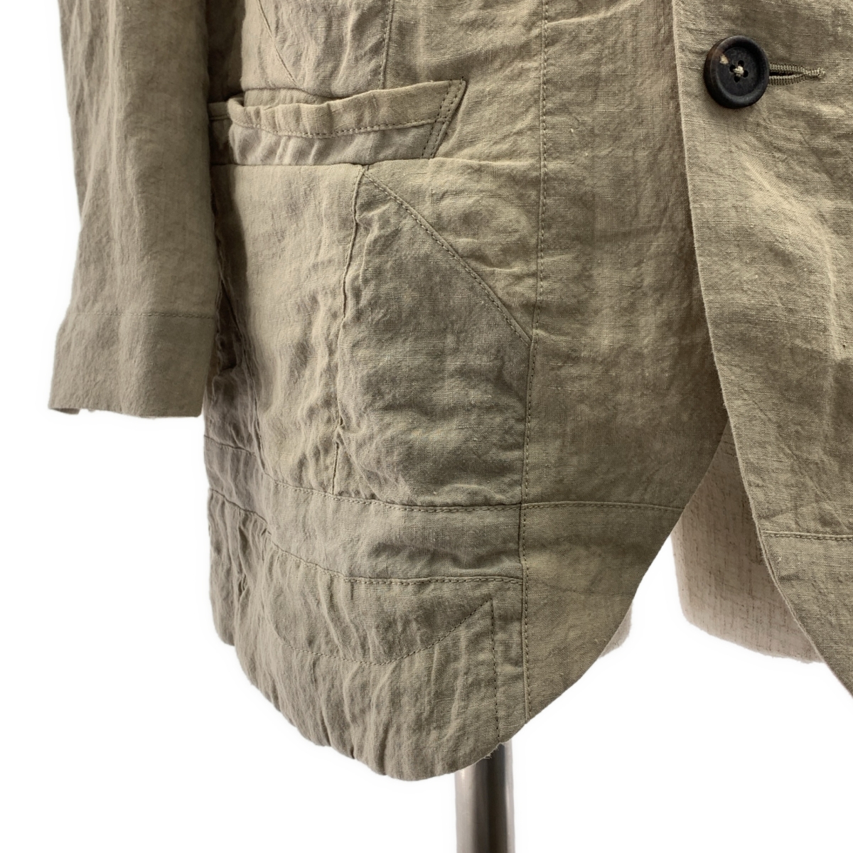 ziggy chen / ジギーチェン Hidden Patchwork 2 Button Jacket / シングルブレスト オーバー ジャケット