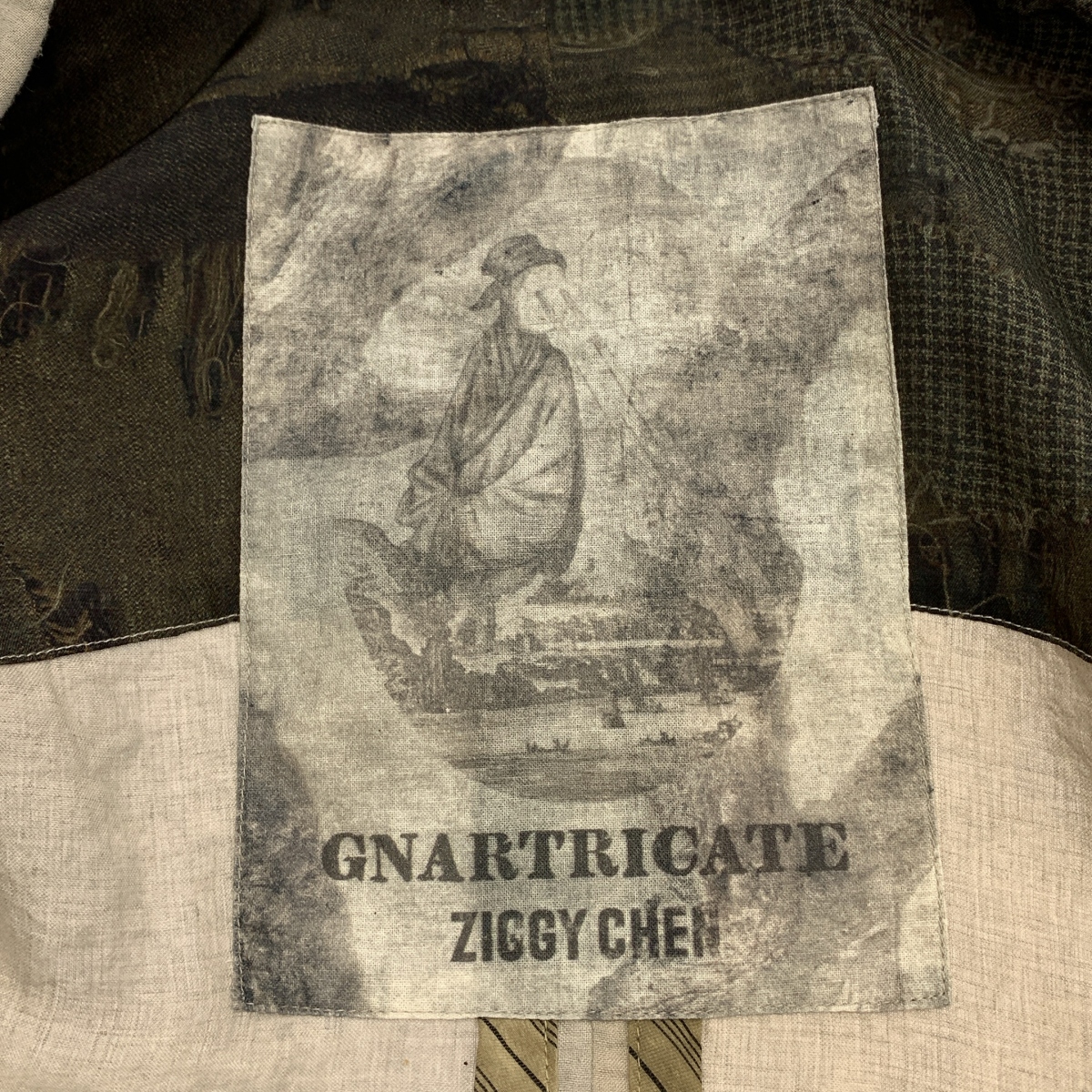 ziggy chen / ジギーチェン Hidden Patchwork 2 Button Jacket / シングルブレスト オーバー ジャケット