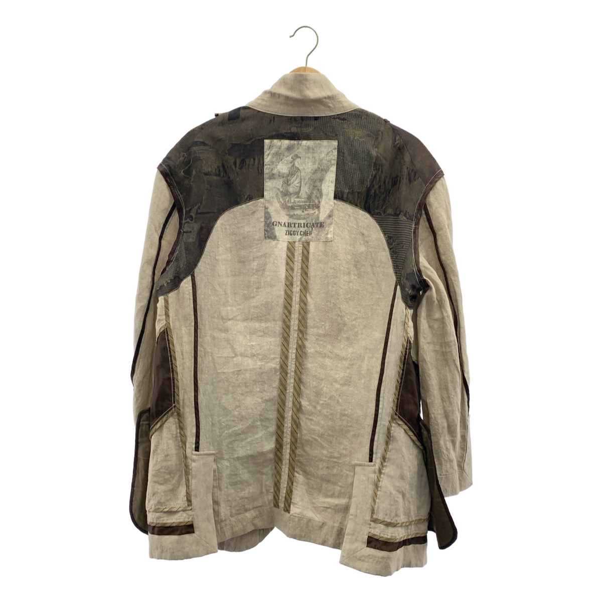 ziggy chen / ジギーチェン Hidden Patchwork 2 Button Jacket / シングルブレスト オーバー ジャケット