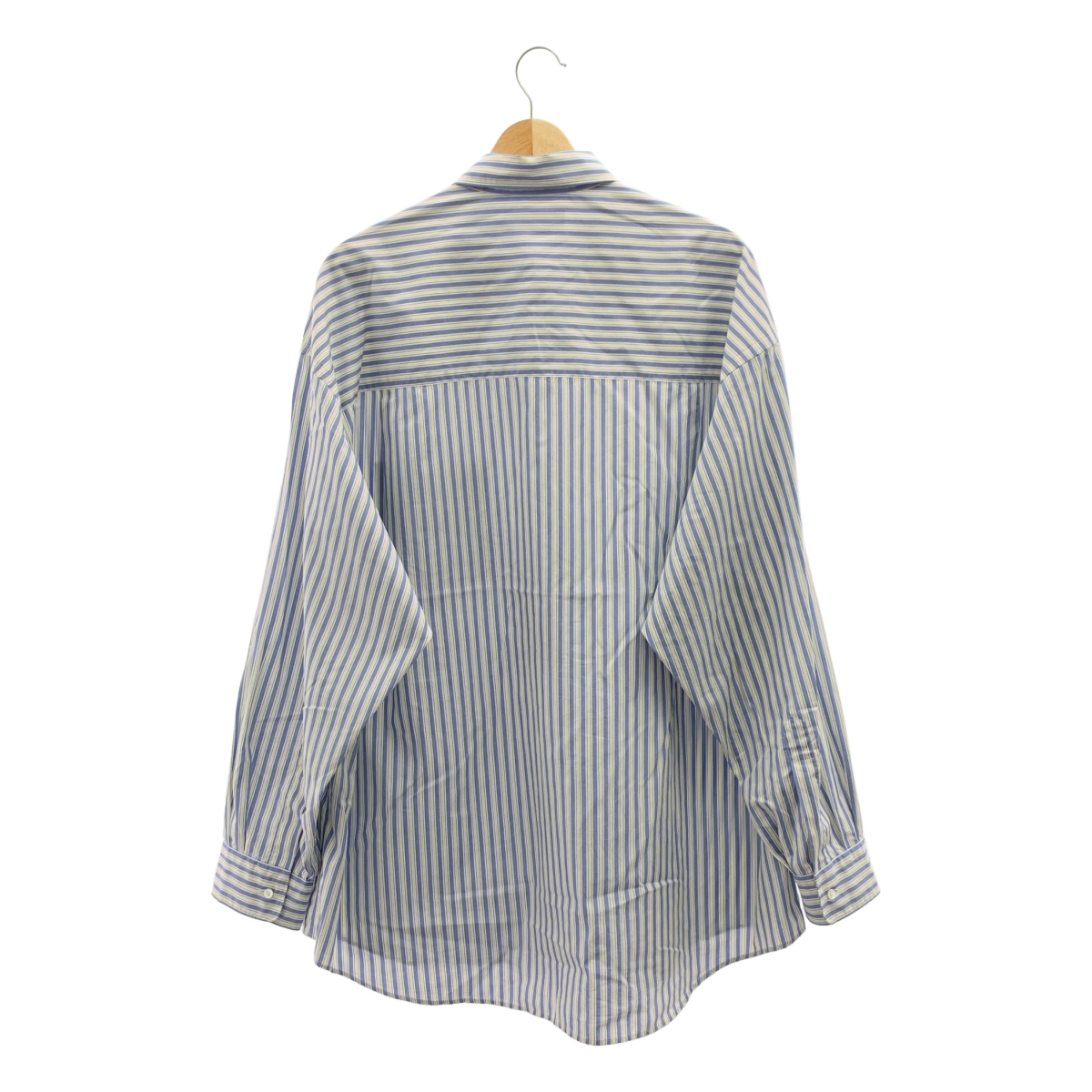 Graphpaper / グラフペーパー BROAD L/S OVERSIZED REGULAR COLLAR SHIRT コットン ストライプ シャツ