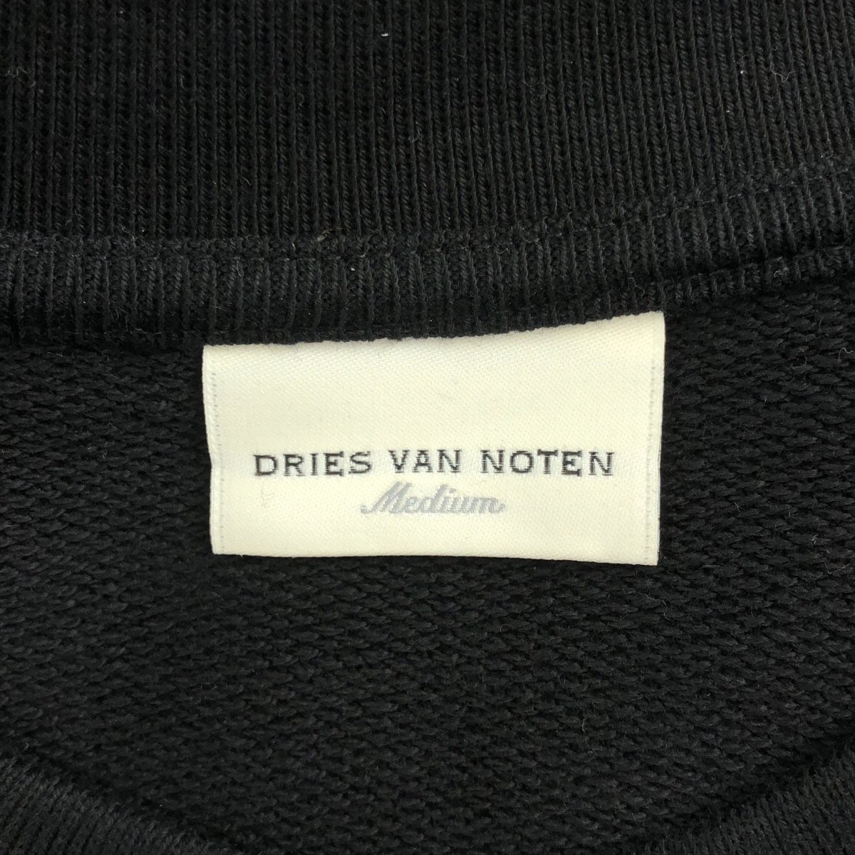 DRIES VAN NOTEN / ドリスヴァンノッテン スパンコール チュールスリーブ スウェット