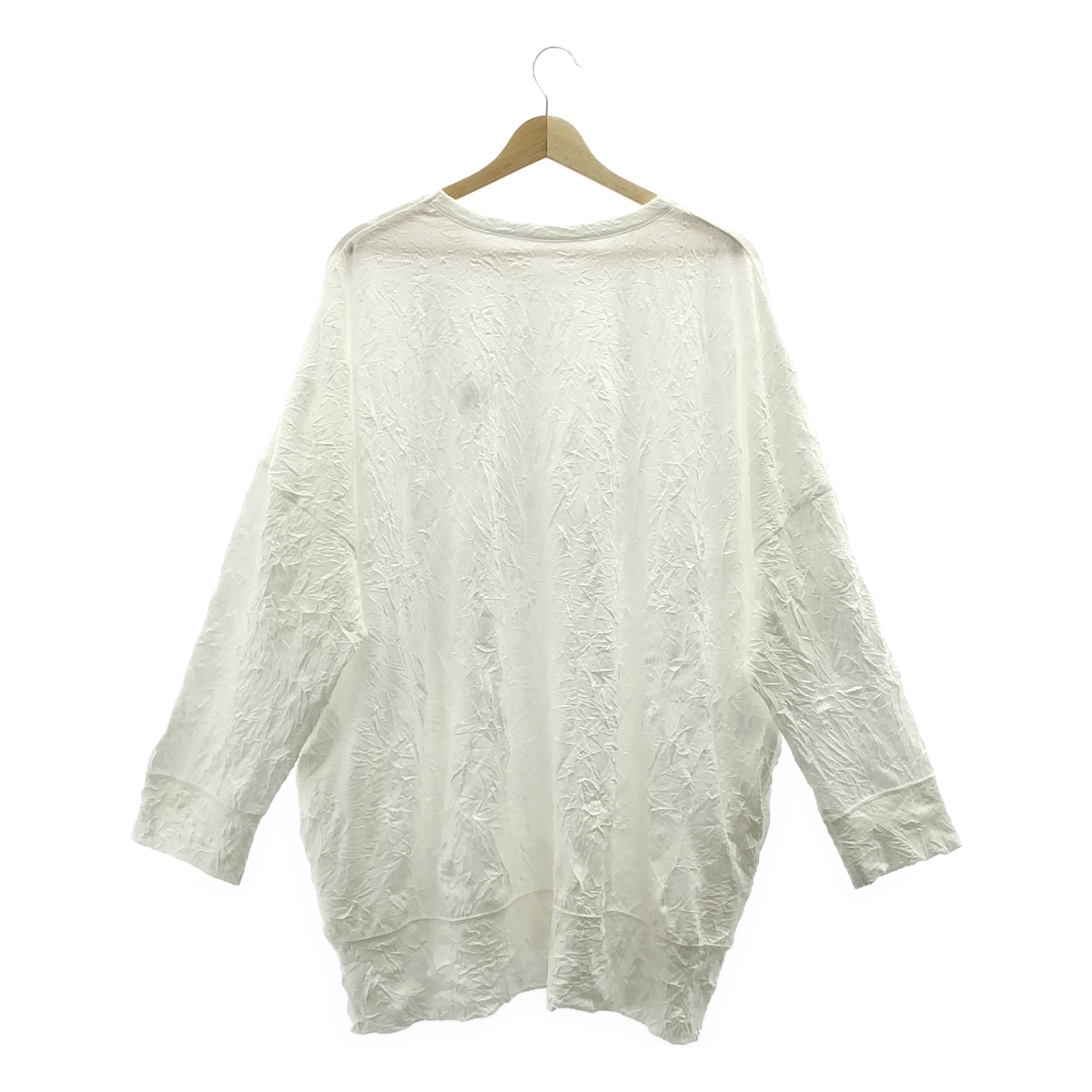 Y's / ワイズヨウジヤマモト 30/- T/C JERSEY Y'S STITCH BIG LONG SLEEVE シワ加工 ロングスリーブシャツ