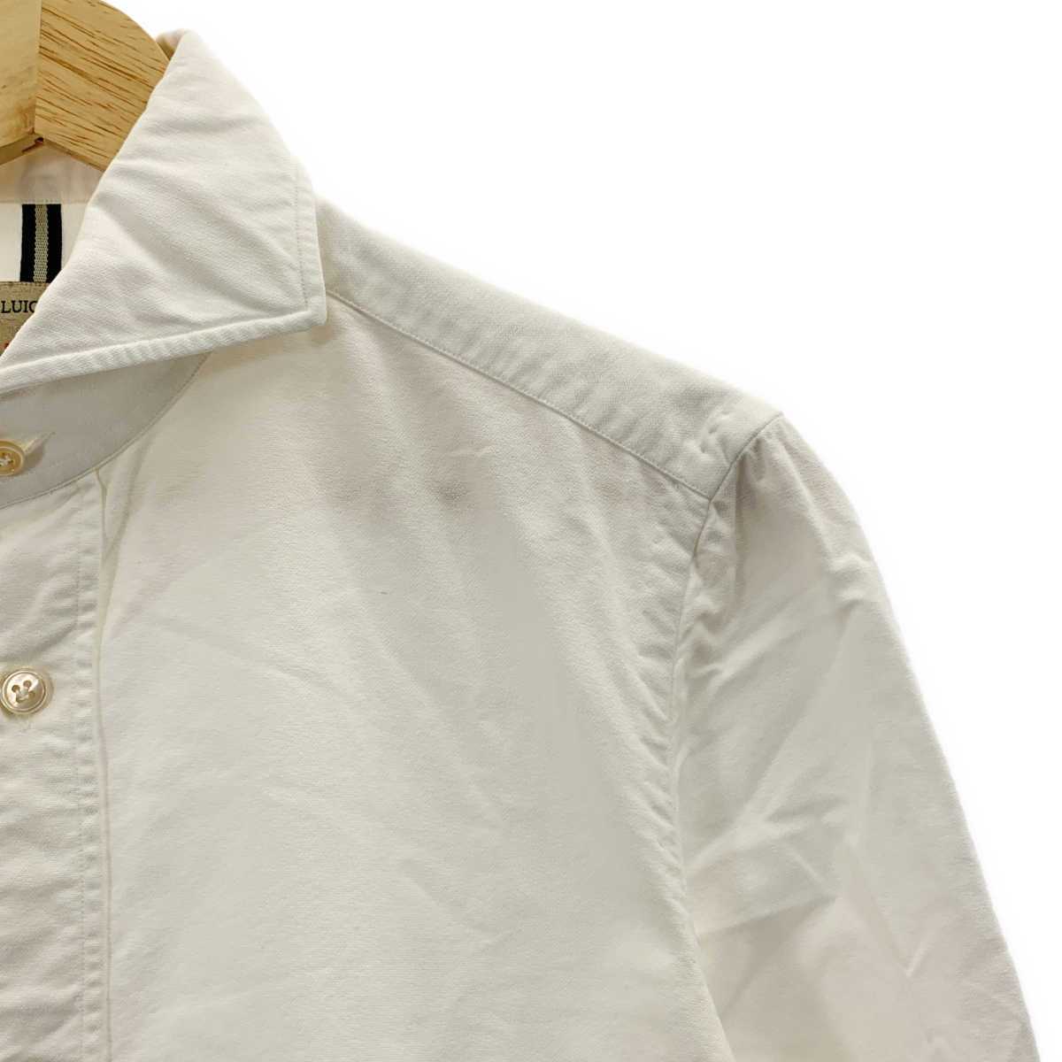 LUIGI BORRELLI / ルイジボレッリ コットン ドレス シャツ