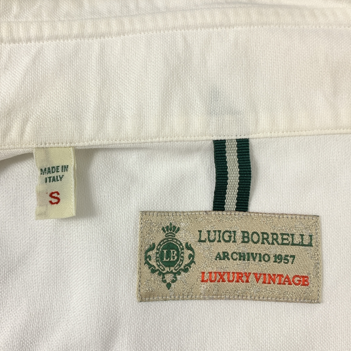 LUIGI BORRELLI / ルイジボレッリ コットン ドレス シャツ