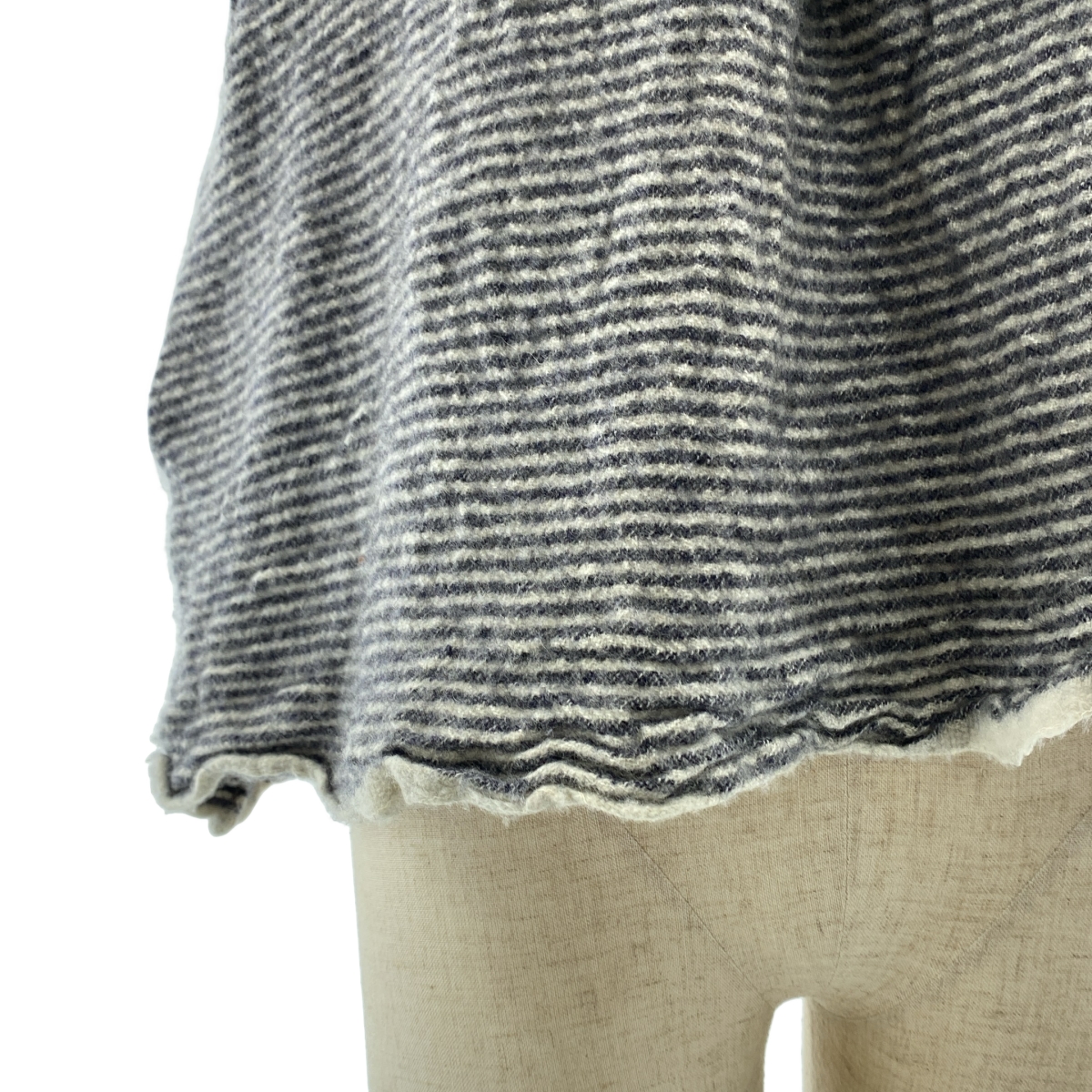 DANIELA GREGIS / ダニエラグレジス cashmere 100％ / カシミヤ ストール付き ダブルポケット ニット セーター