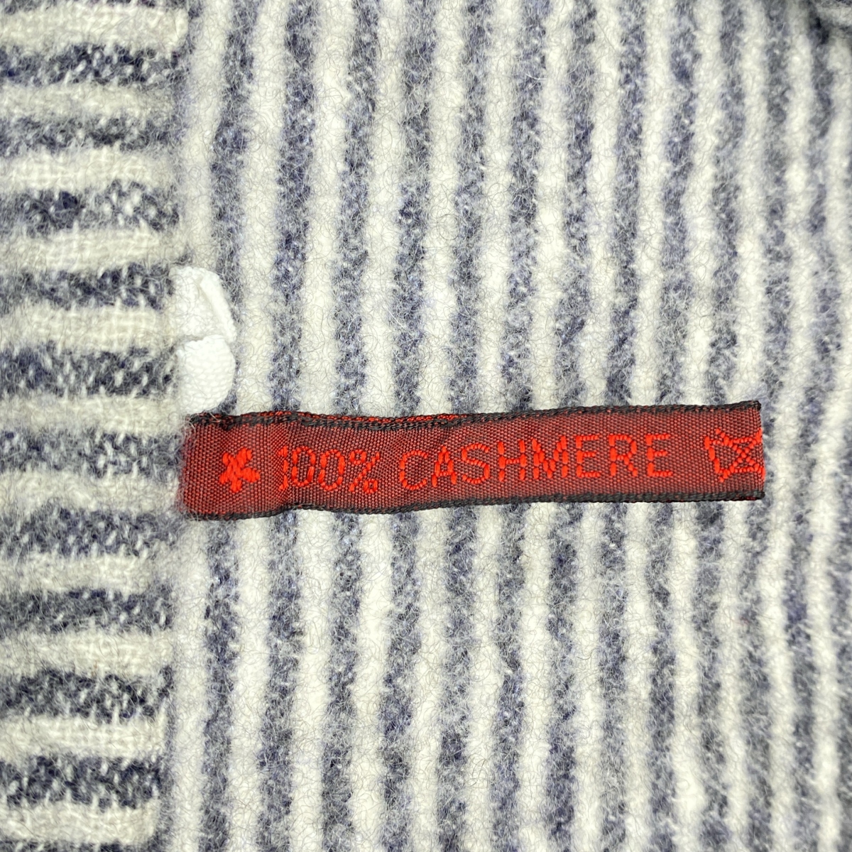 DANIELA GREGIS / ダニエラグレジス cashmere 100％ / カシミヤ ストール付き ダブルポケット ニット セーター