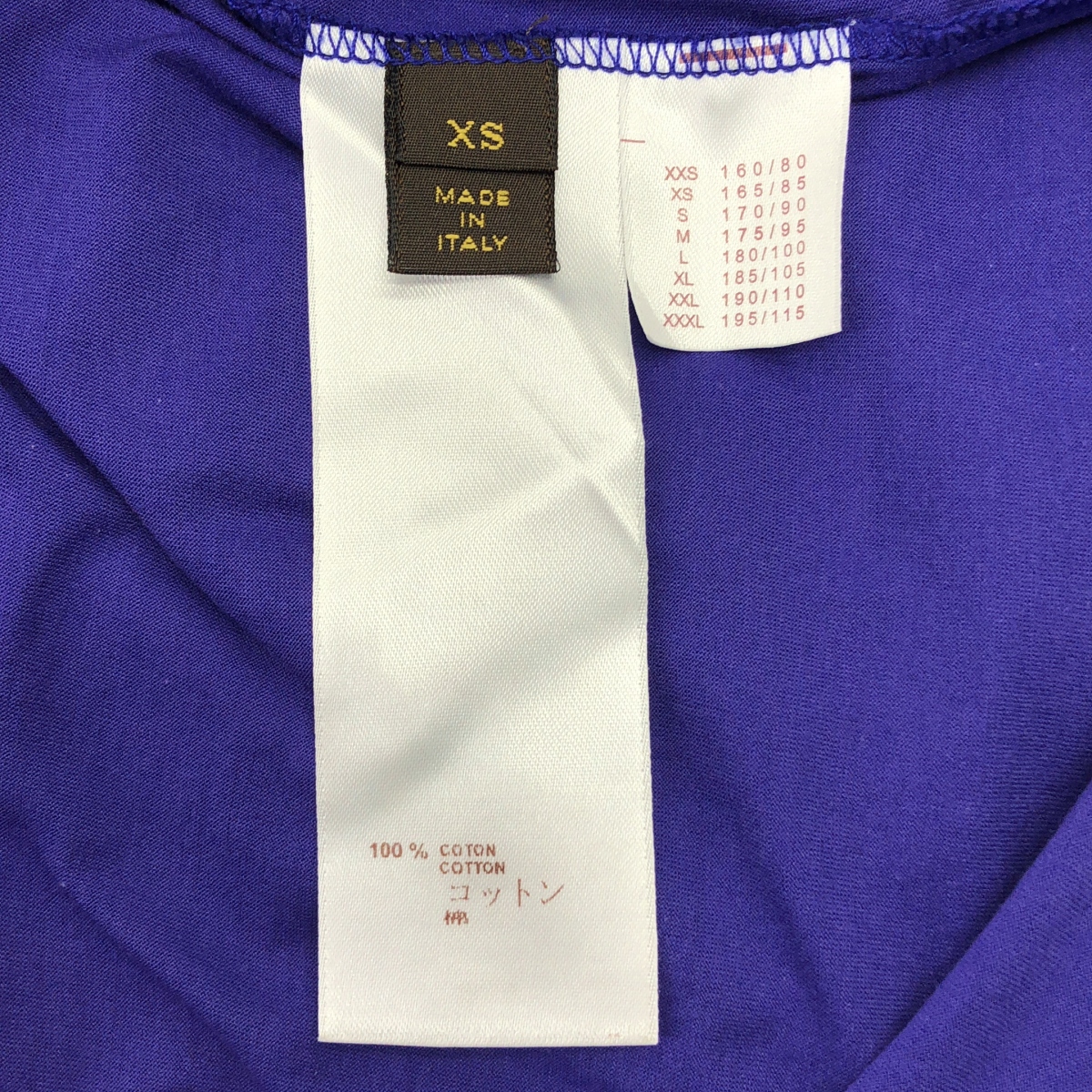 Louis Vuitton / ルイヴィトン コットン ロゴ プリント Tシャツ