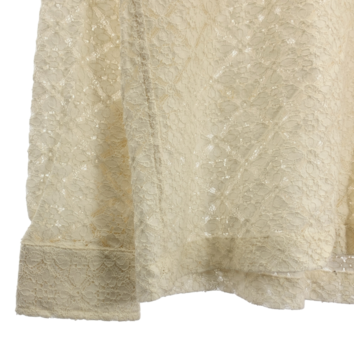 BODE / ボーディ TILE LACE LS SHIRT タイルレースシャツ