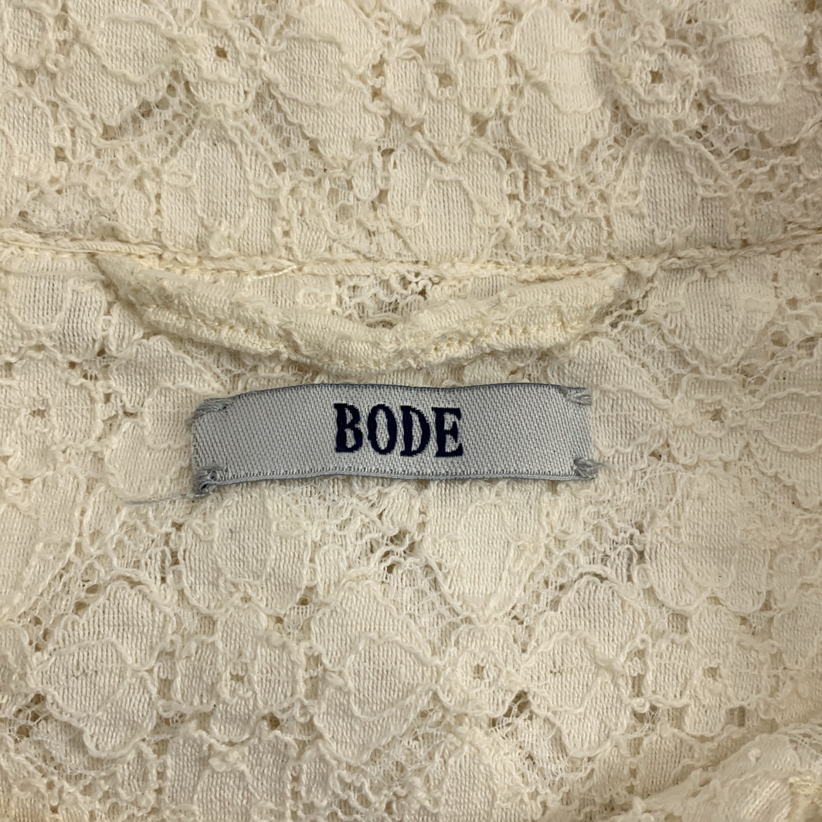 BODE / ボーディ TILE LACE LS SHIRT タイルレースシャツ