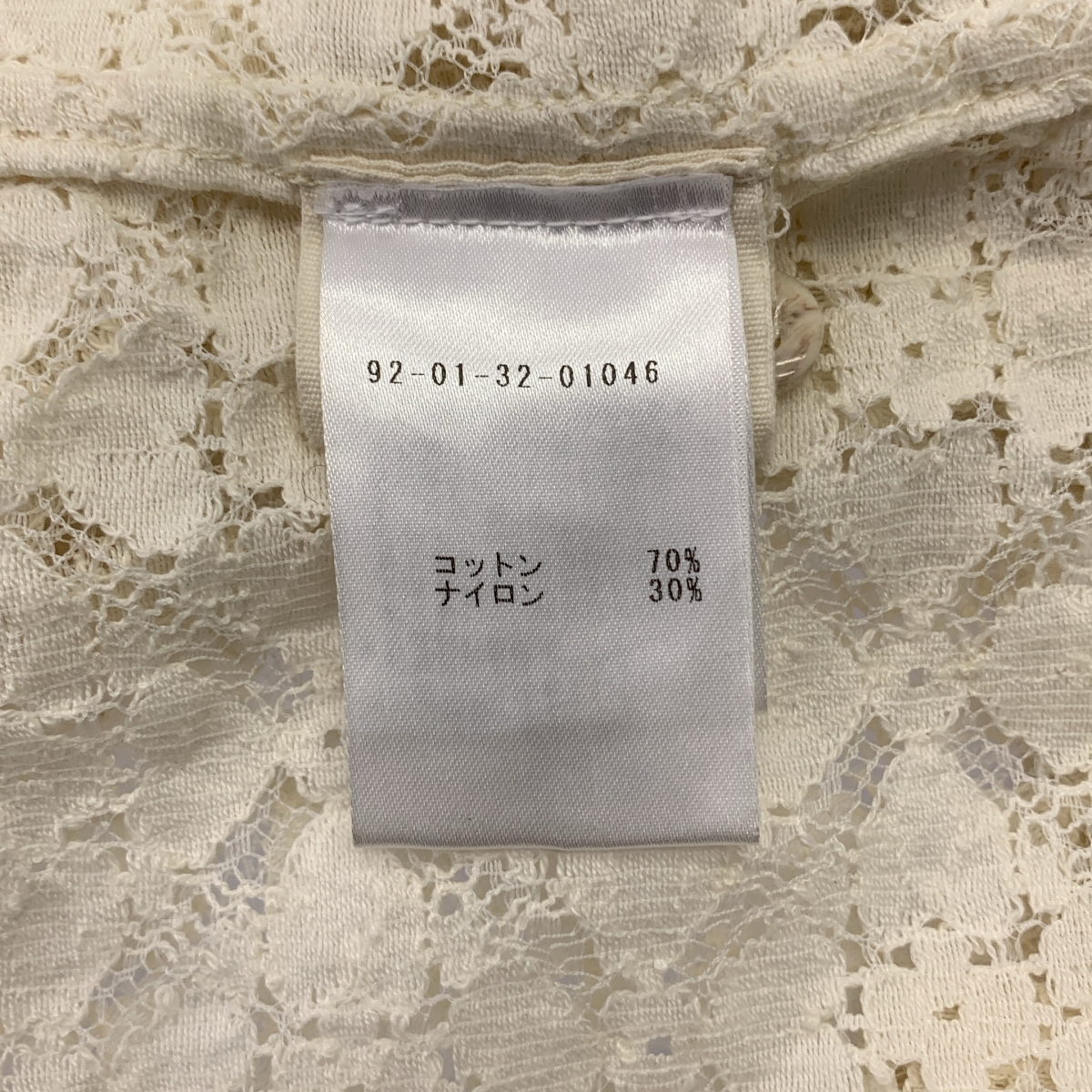 BODE / ボーディ TILE LACE LS SHIRT タイルレースシャツ