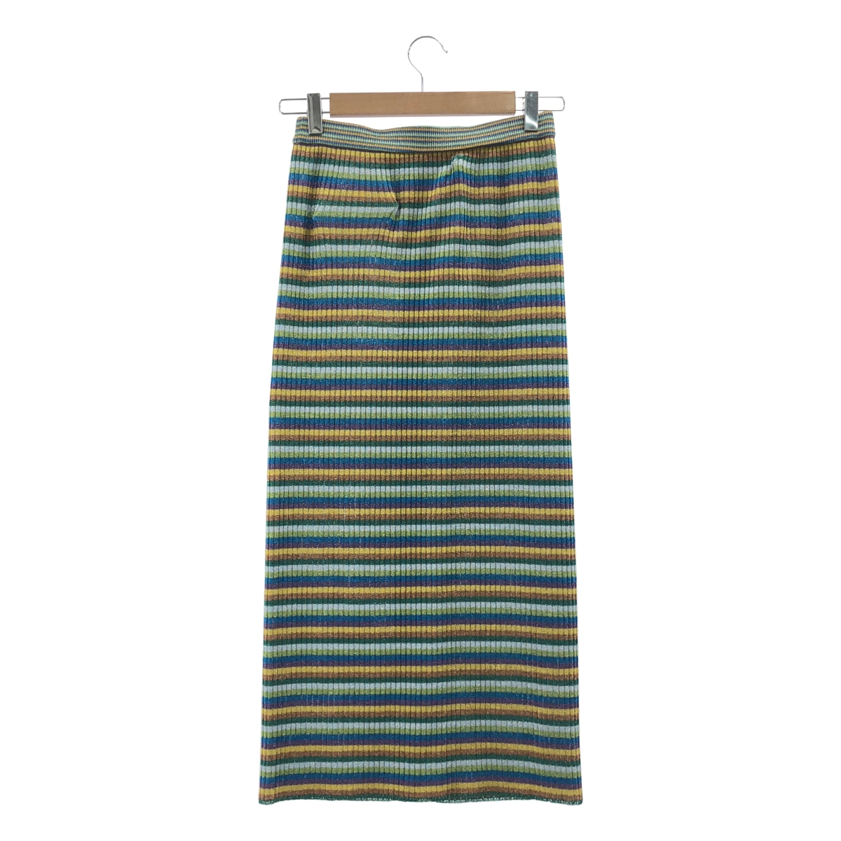 TAN / タン LULEX MULTIBORDER KNITTED SKIRT ボーダー ニット スカート