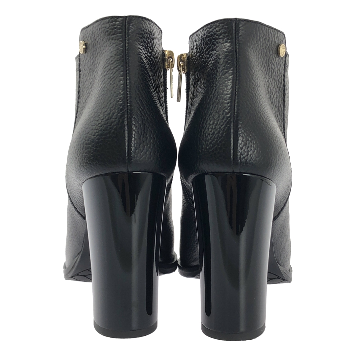 JIMMY CHOO / ジミーチュウ レザー サイドジップ ショートブーツ