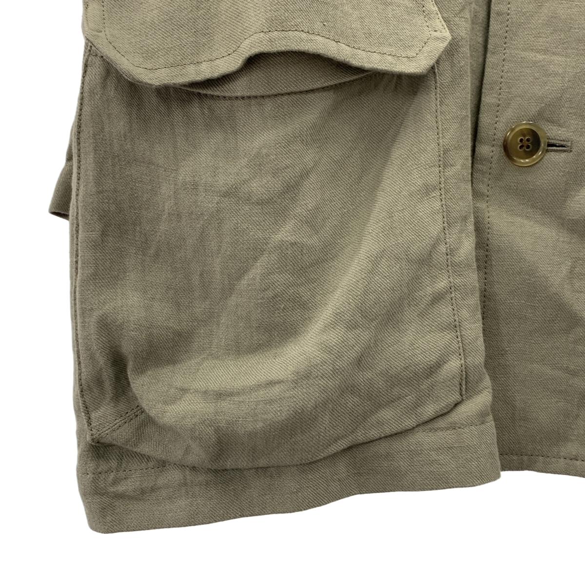 その他 F-2 JACKET リネン ジャケット ハーフコート