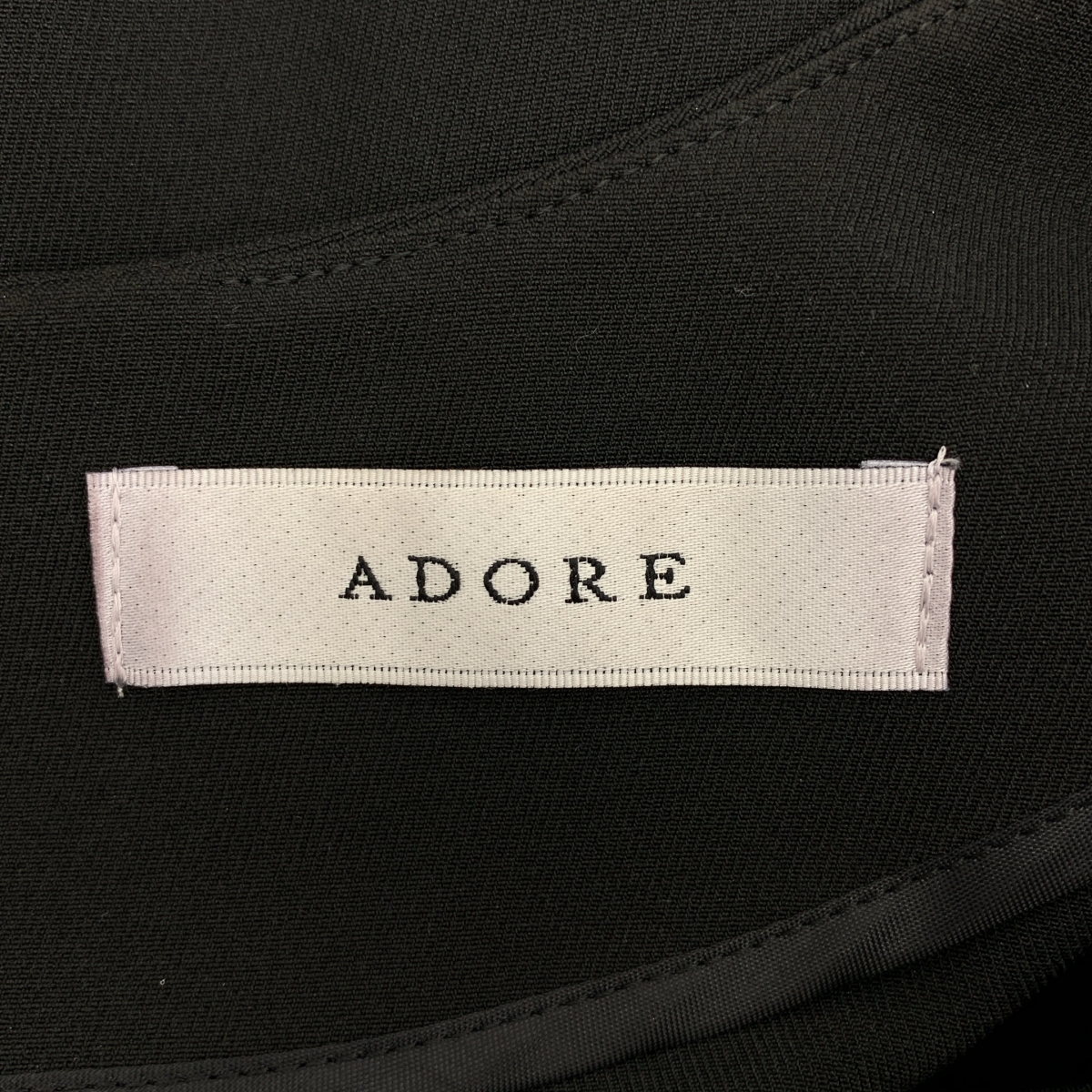 ADORE / アドーア ストレッチツイル ポケット付き ドレス ワンピース