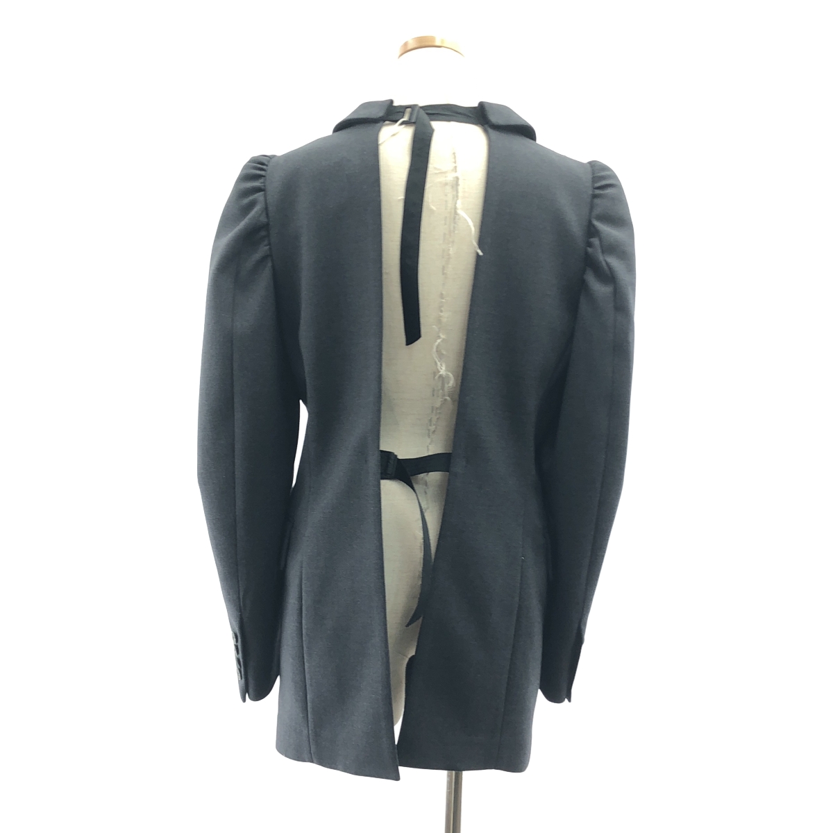 TOGA / トーガ Puff shoulder jacket / パフショルダージャケット / ロゴ総裏地