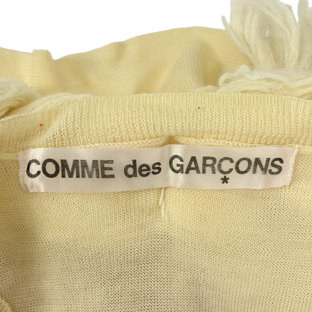 COMME des GARCONS / コムデギャルソン ヘアー デザイン アーガイル ノースリーブ ニット