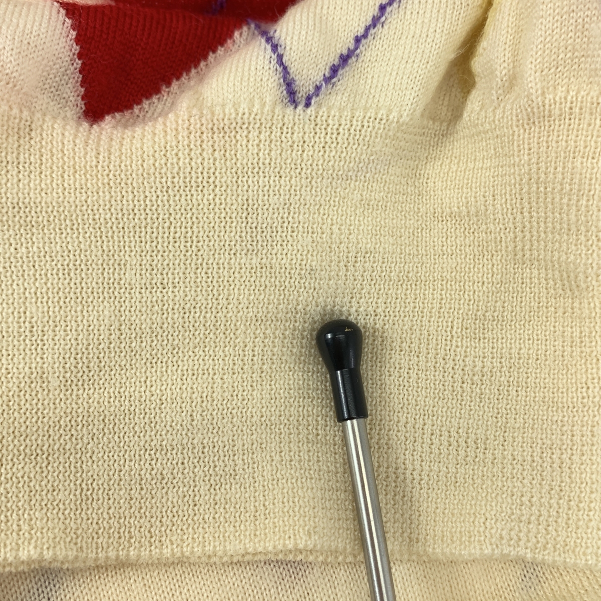 COMME des GARCONS / コムデギャルソン ヘアー デザイン アーガイル ノースリーブ ニット