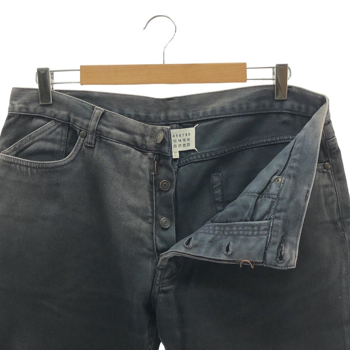 Maison Martin Margiela / メゾンマルタンマルジェラ ガーメントダイ ブラック デニムパンツ