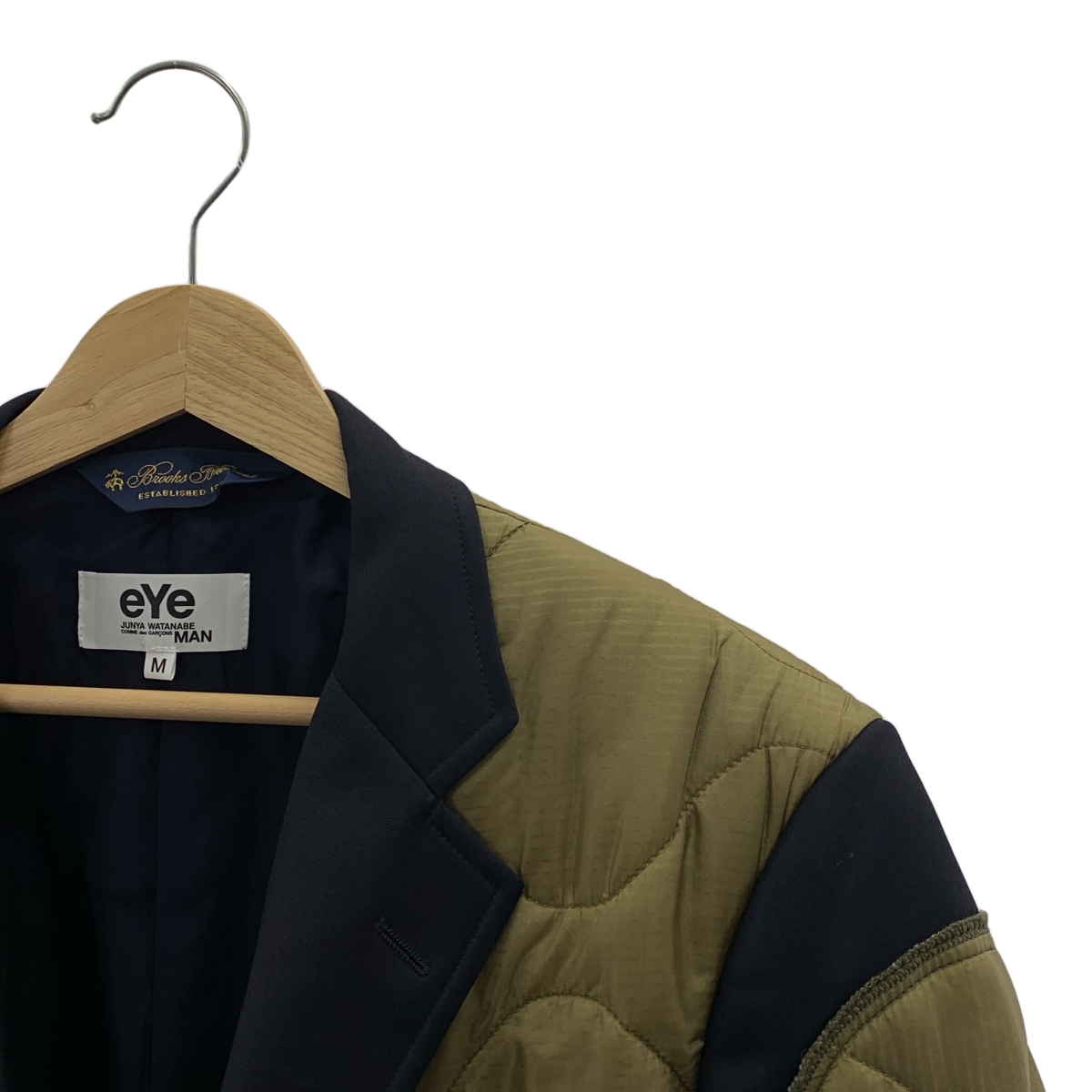 eye JUNYA WATANABE COMME des GARCONS MAN / アイジュンヤワタナベ マン × BROOKS BROTHERS キルティング メディスン カスタム テーラードジャケット