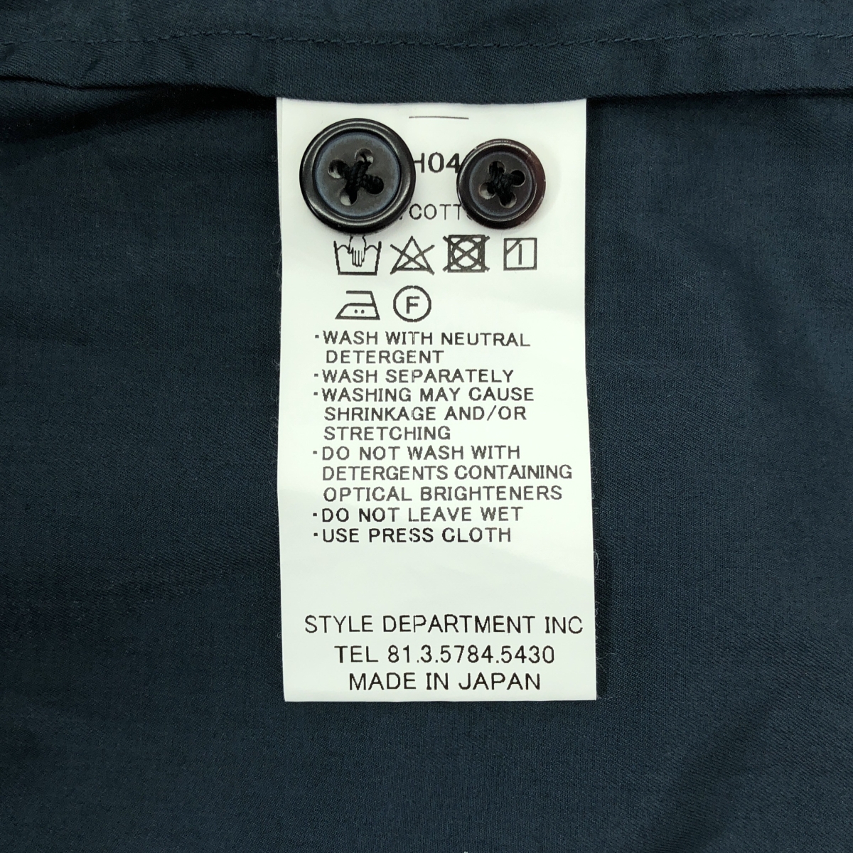 STILL BY HAND / スティルバイハンド 200/2サイロツイル贅沢シャツ