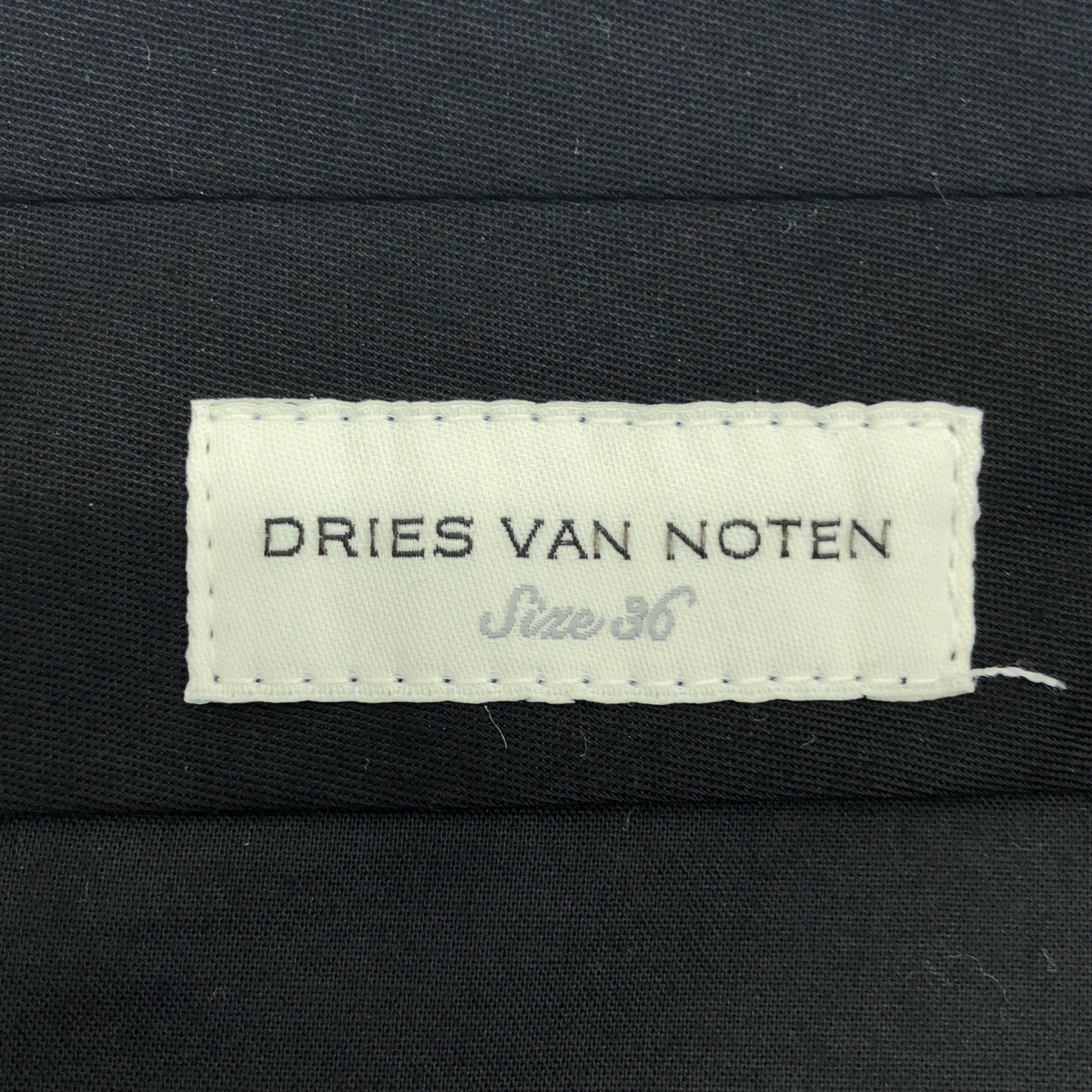 DRIES VAN NOTEN / ドリスヴァンノッテン 千鳥格子タック ウール ワイドパンツ