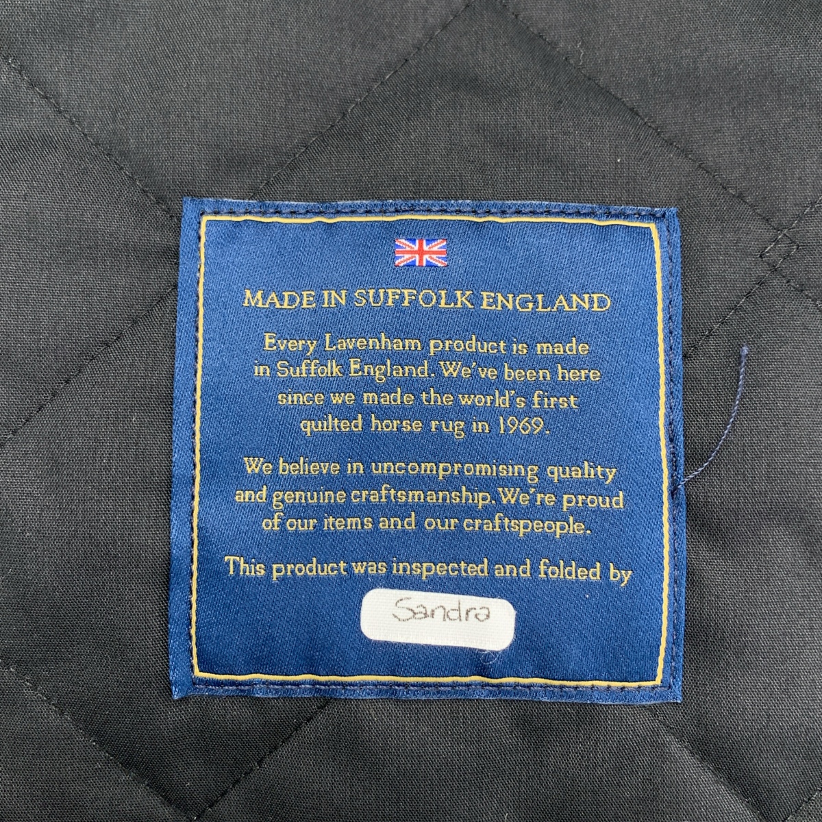 COMME des GARCONS SHIRT / コムデギャルソンシャツ × LAVENHAM / ラベンハム アシンメトリー キルティング ジャケット