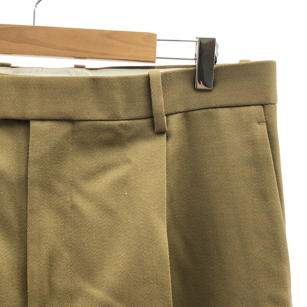 BOTTEGA VENETA / ボッテガヴェネタ ウール タック ワイド パンツ