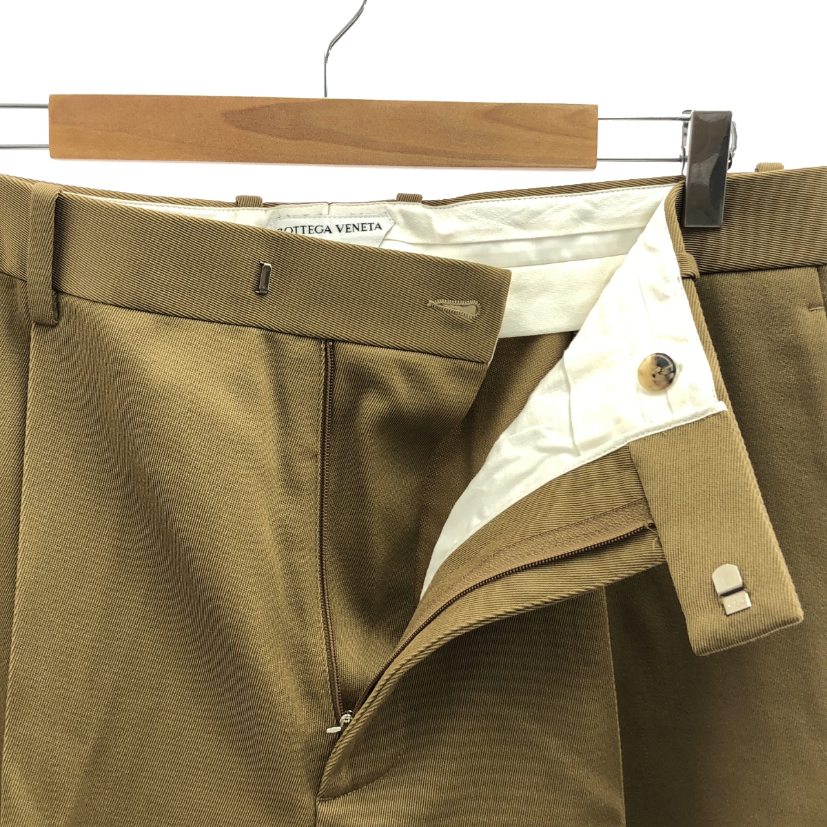 BOTTEGA VENETA / ボッテガヴェネタ ウール タック ワイド パンツ