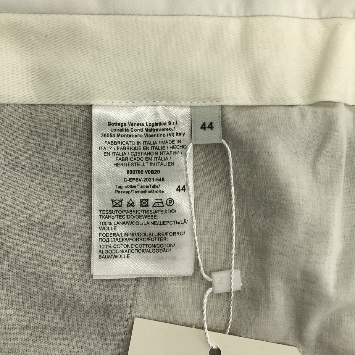 BOTTEGA VENETA / ボッテガヴェネタ ウール タック ワイド パンツ