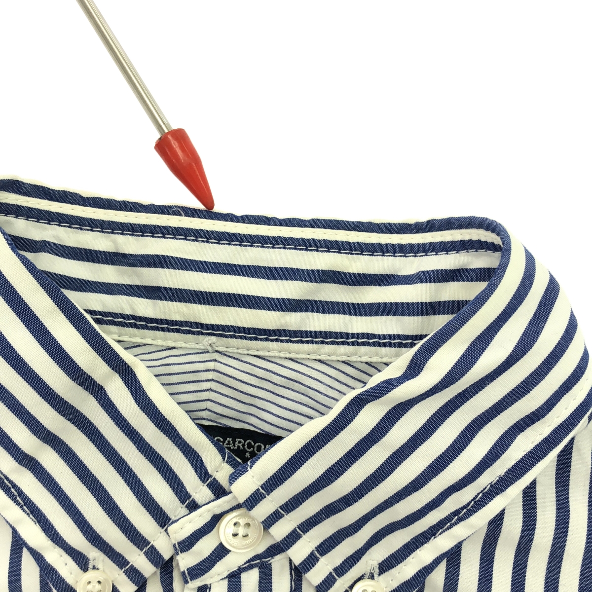 COMME des GARCONS HOMME / コムデギャルソンオム クレイジー切替 ストライプ コットン シャツ