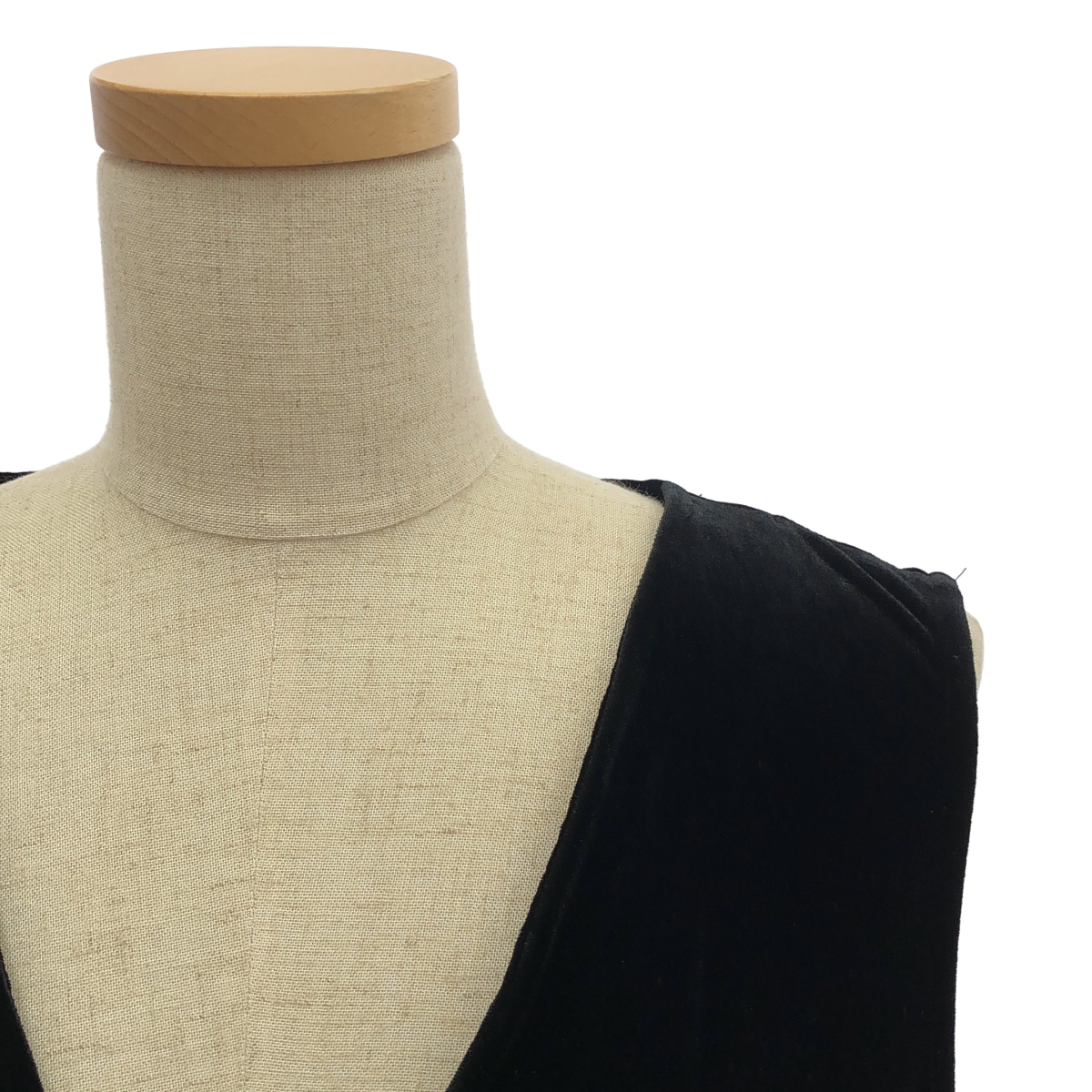 foufou / フーフー no-sleeve velour one piece ノースリーブ ベロア ワンピース