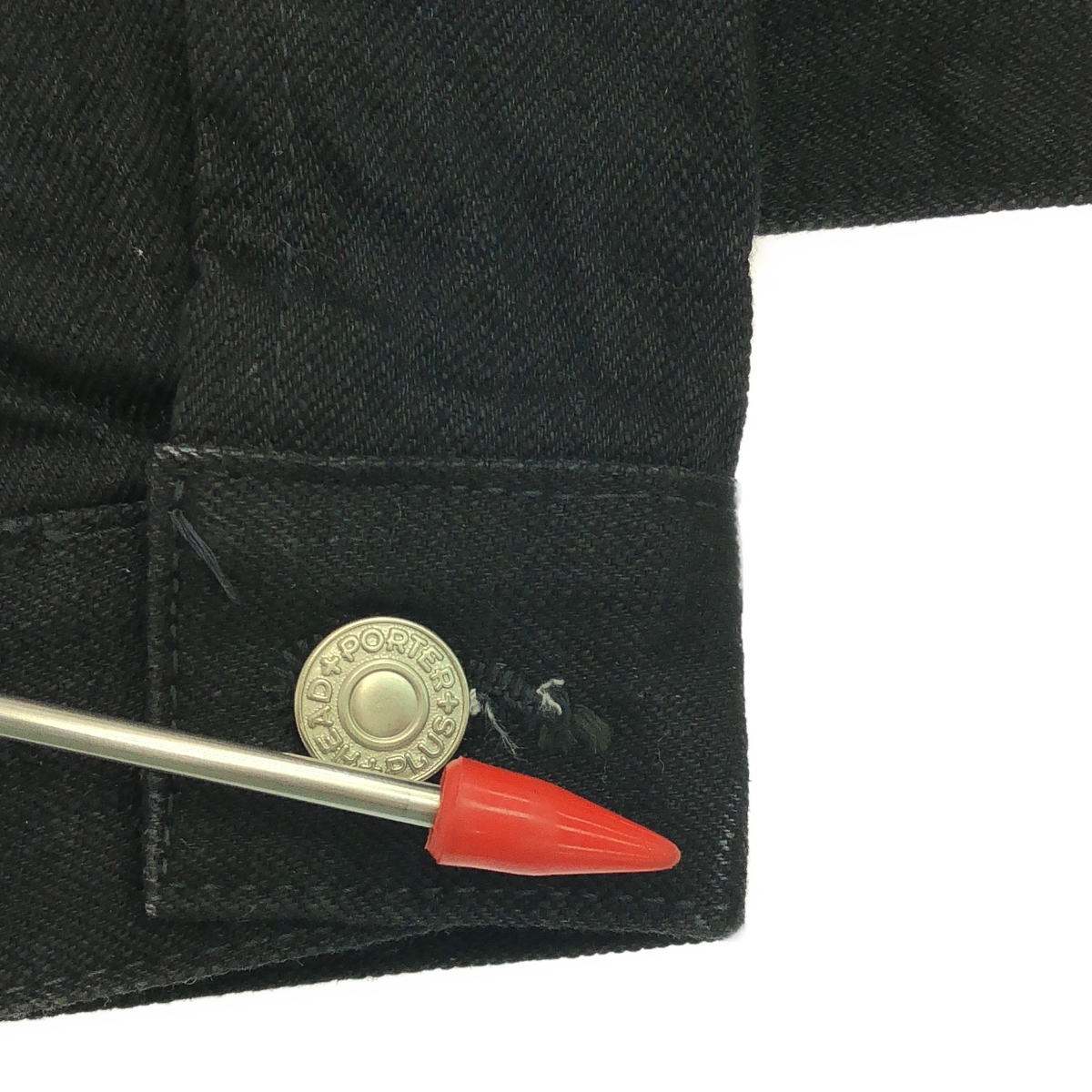 HEAD PORTER PLUS / ヘッドポータープラス 3rdタイプ ブラック デニム ジャケット