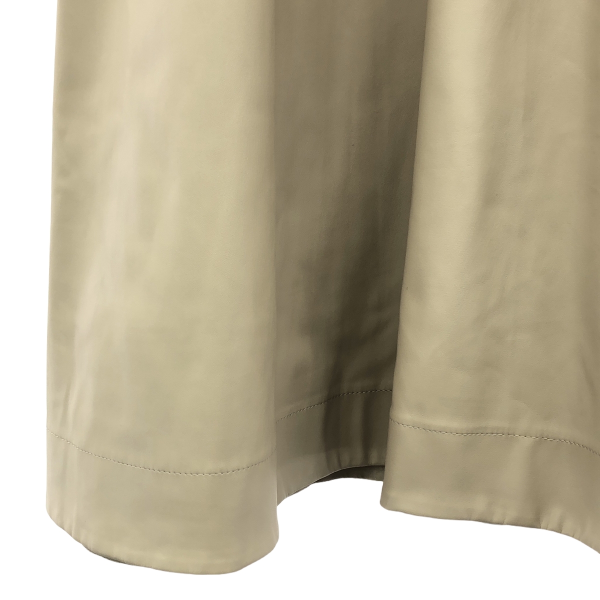 その他 フィクレザー バックジップ ロングスカート / 裏地付き