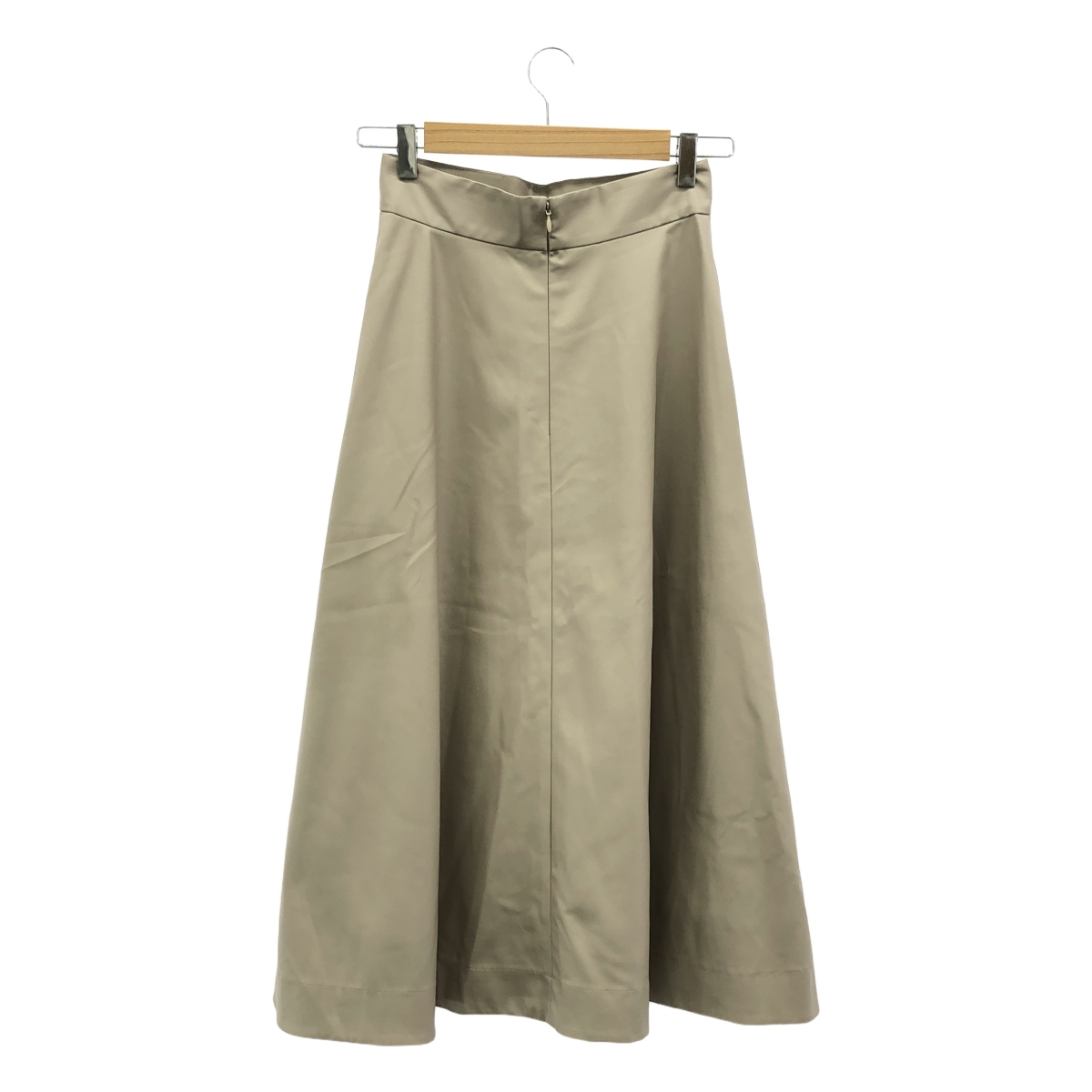 その他 フィクレザー バックジップ ロングスカート / 裏地付き