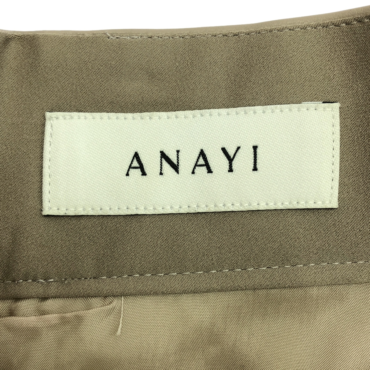 その他 フィクレザー バックジップ ロングスカート / 裏地付き