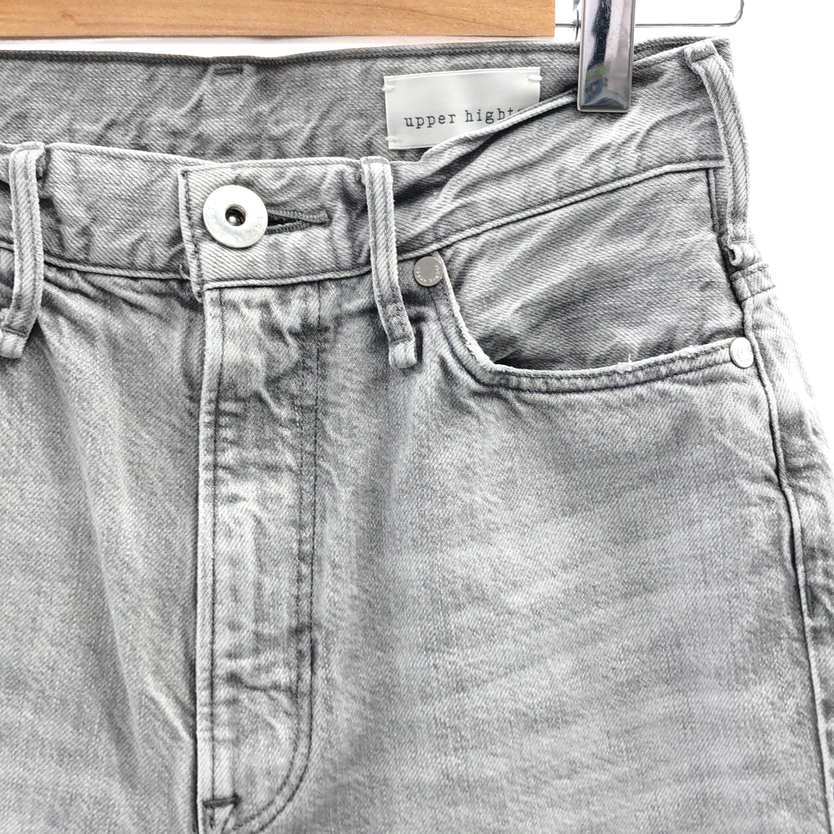 upper hights / アッパーハイツ THE TAYLOR SILVER DESTROY / カットオフ デニムパンツ