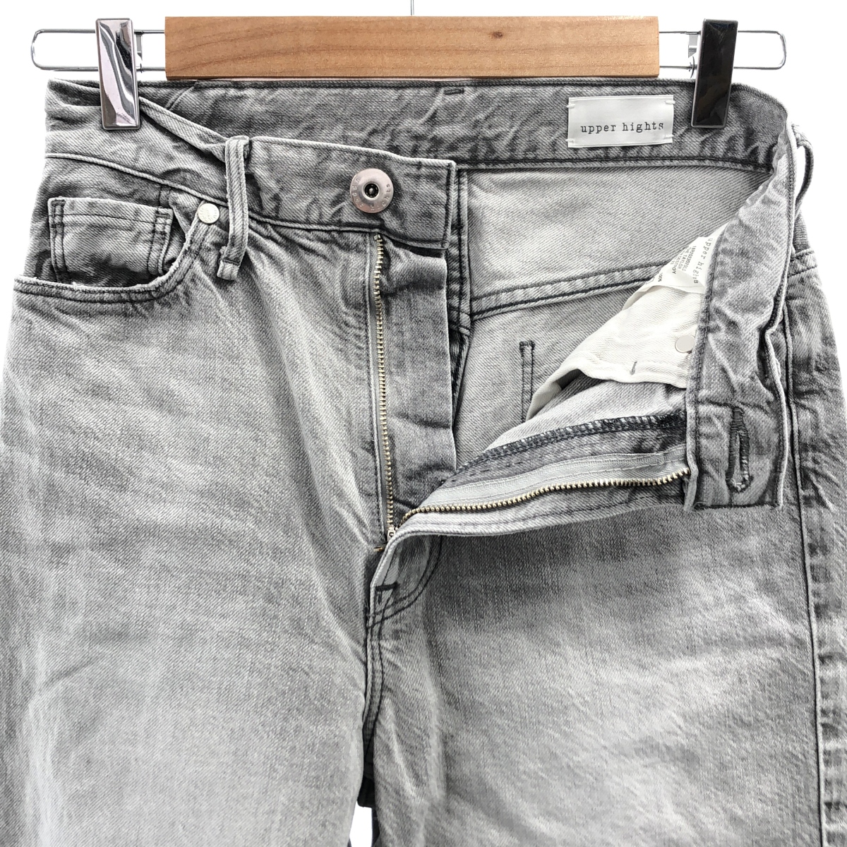 upper hights / アッパーハイツ THE TAYLOR SILVER DESTROY / カットオフ デニムパンツ