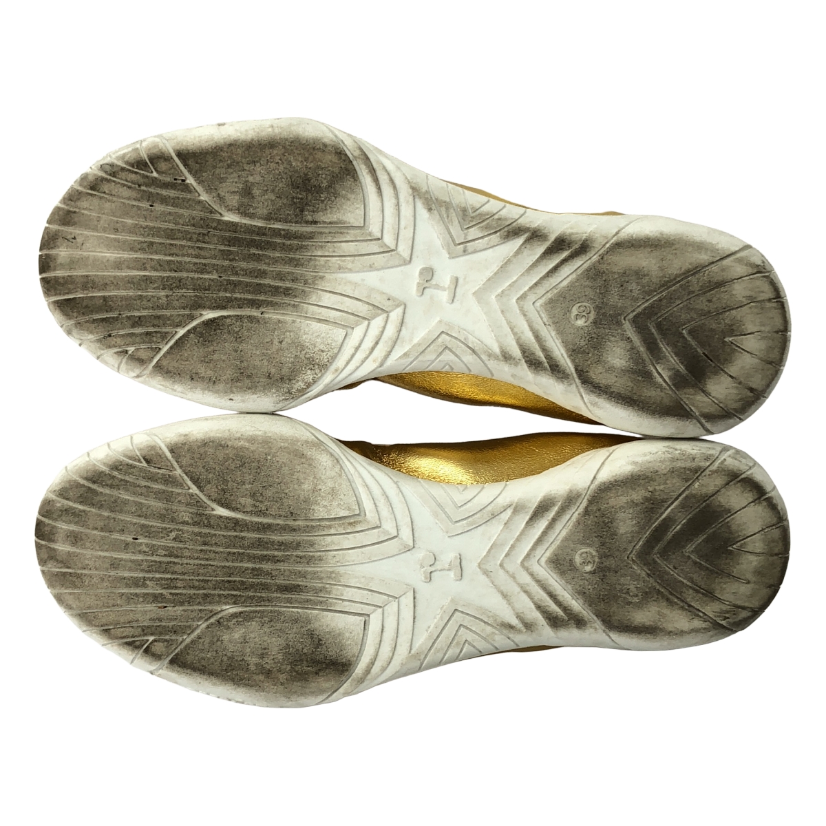 repetto / レペット BASKET AURA AD メタリック レザー バレエ パンプス