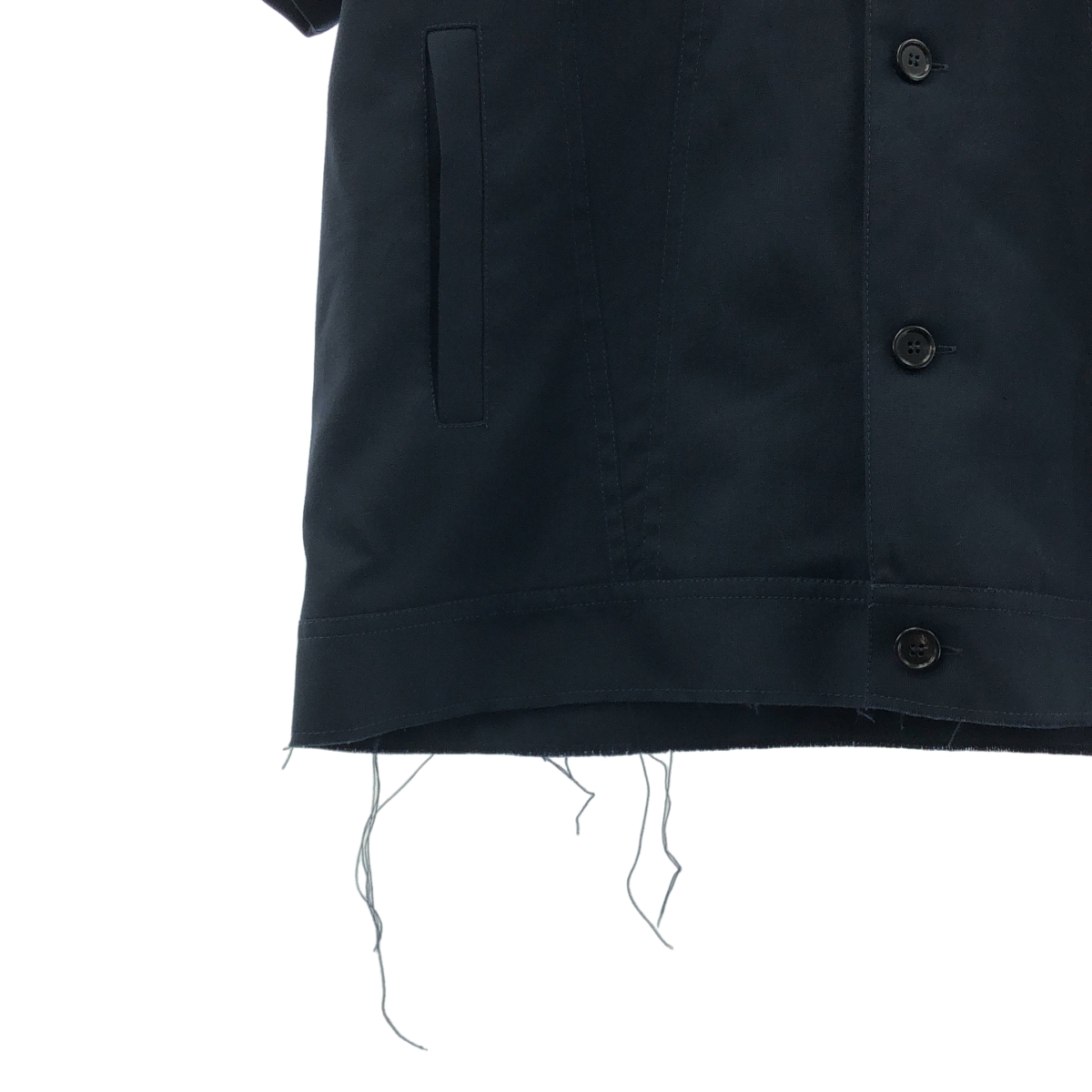 MARNI / マルニ トロピカルウール カットオフ オープンカラー 半袖シャツ