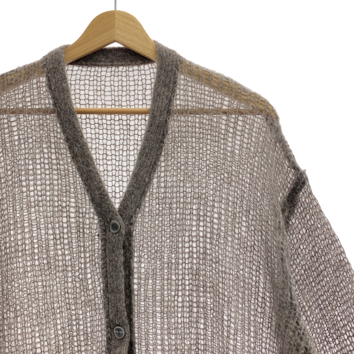 その他 モヘヤニットルーズカーディガン