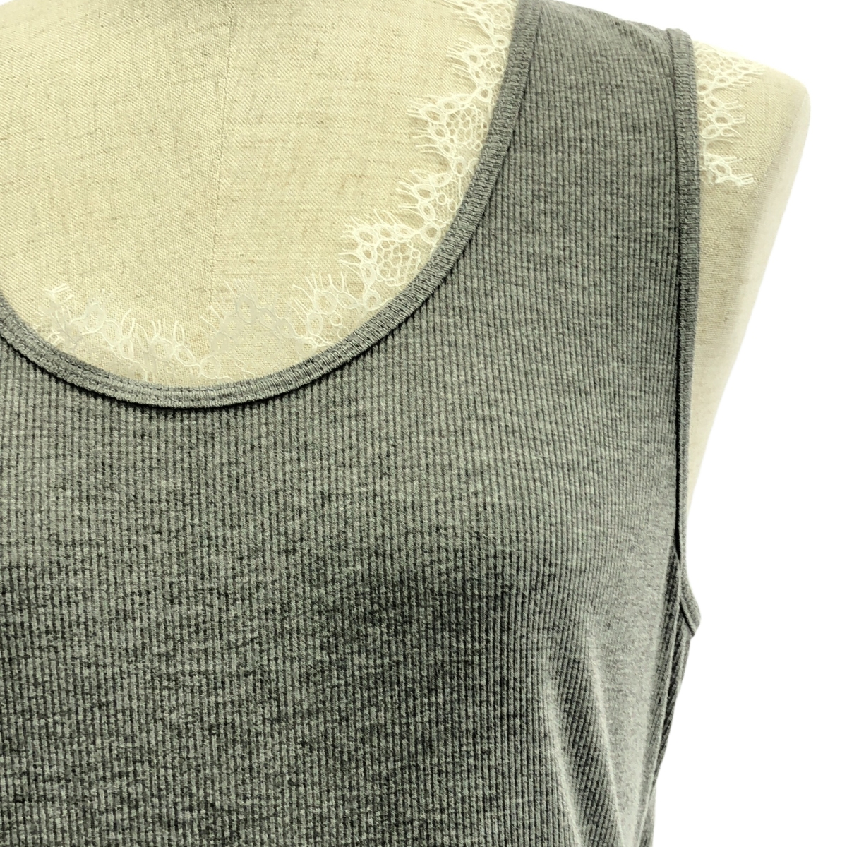 3.1 Phillip Lim / スリーワンフィリップリム レース切替 ノースリーブワンピース