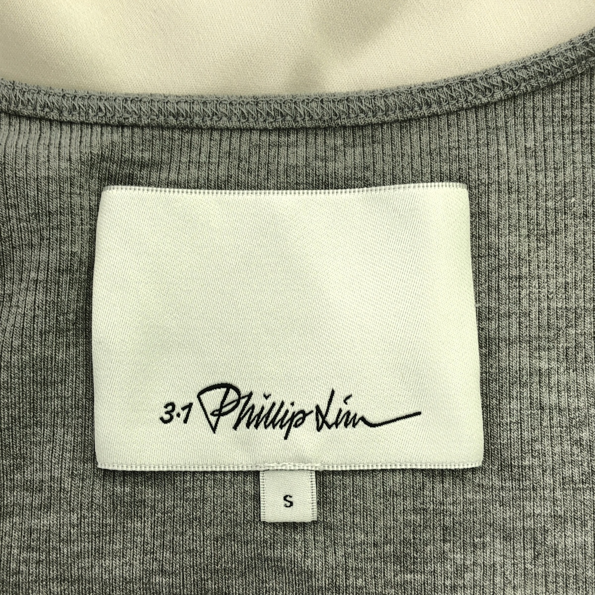 3.1 Phillip Lim / スリーワンフィリップリム レース切替 ノースリーブワンピース