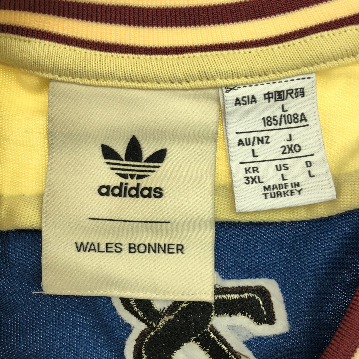 adidas / アディダス × Wales Bonner ウェールズ ボナー / ライン カットソー