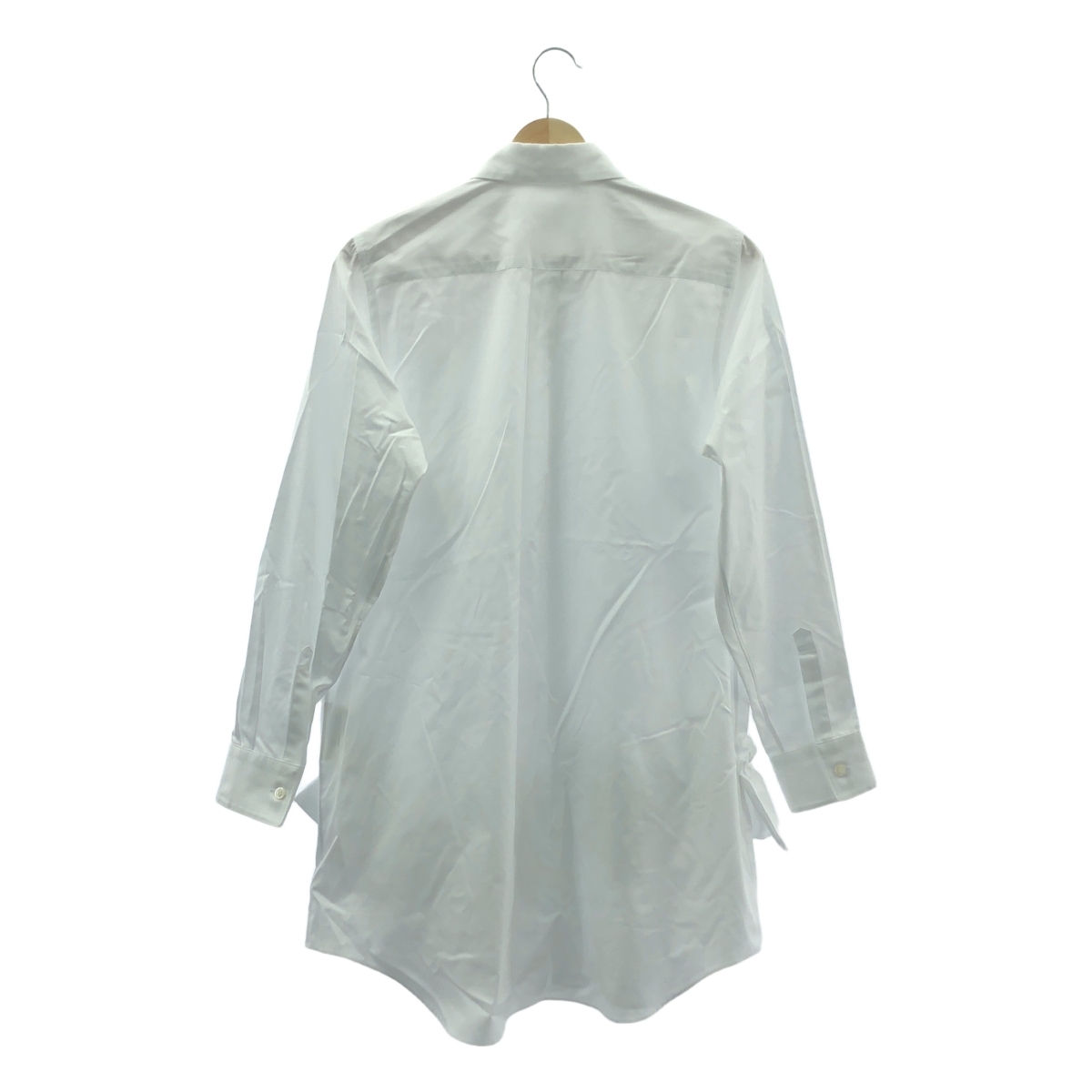 COMME des GARCONS COMME des GARCONS / コムコム フリル ドッキング ロングシャツ ブラウス