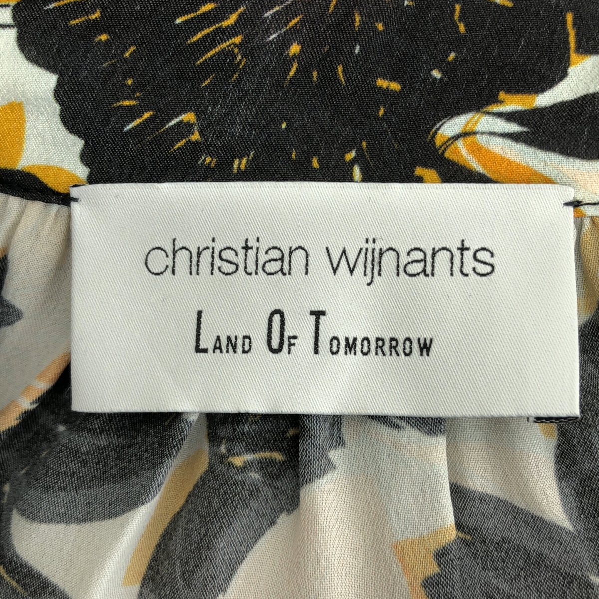 Christian Wijnants / クリスチャンワイナンツ TOMORROWLAND フラワープリント スキッパー ブラウス
